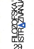 Filozofska istraživanja 29/1989