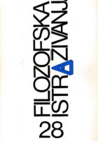 Filozofska istraživanja 28/1989