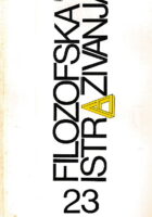 Filozofska istraživanja 23/1987
