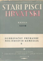 Dubrovačke preradbe Moliereovih komedija II.