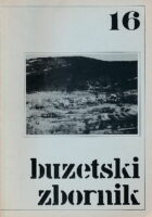 Buzetski zbornik 16/1991