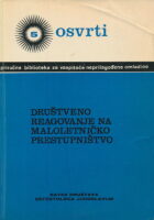 Društveno reagovanje na maloletničko prestuprništvo