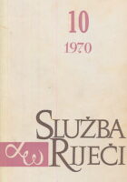 Služba riječi 10/1970