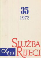 Služba riječi 35/1973