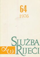 Služba riječi 64/1976