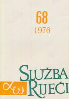 Služba riječi 68/1976