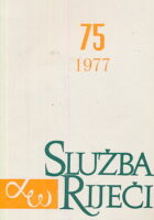 Služba riječi 75/1977