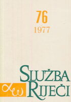 Služba riječi 76/1977