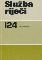 Služba riječi 124/1982