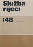 Služba riječi 148/1984
