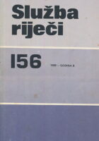 Služba riječi 156/1985