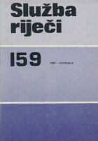 Služba riječi 159/1985