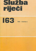 Služba riječi 163/1986