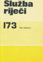 Služba riječi 173/1988