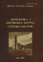 Arheološka i historijska baština Cetinske krajine