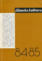 Filmska kultura 84-85/1972
