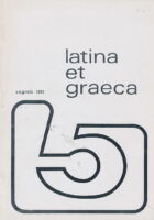 Latina et Graeca 5/1975