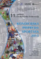 KONDICIJSKA PRIPREMA SPORTAŠA 2013