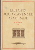 Ljetopis JAZU za godine 1951-1952, knjiga 59