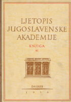 Ljetopis JAZU za godinu 1954., knjiga 61