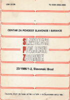Slavonski povijesni zbornik 23/1986/1-2