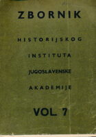 Zbornik historijskog instituta JAZU 7 1974