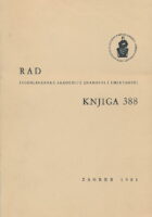 Rad JAZU knjiga 388/1981