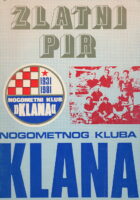 Zlatni pir nogometnog kluba Klana 1931-1981