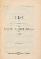 Fiume I e II semestre 1932