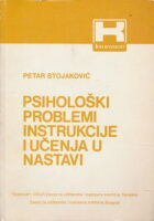 Psihološki problemi instrukcije i učenja u nastavi