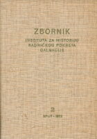 ZBORNIK Instituta za historiju radničkog pokreta Dalmacije 2