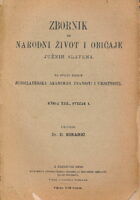 Zbornik za narodni život i običaje XIII sv. 1/1908