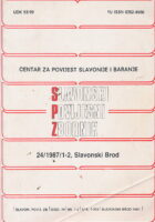 Slavonski povijesni zbornik 24/1987/1-2