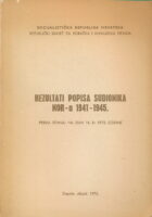 Rezultati popisa sudionika NOR-a 1941-1945.