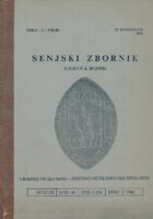 Senjski zbornik godina 15/1988