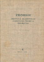 ZBORNIK Instituta za historiju radničkog pokreta Dalmacije 4