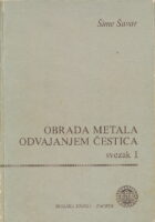 Obrada metala odvajanjem čestica I.