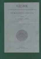 Vjesnik Kr. hrvatsko-slavonsko-dalmatinskoga zemaljskog arkiva XIX