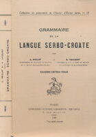 Grammaire de la langue serbo-croate