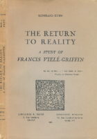 The return to reality : a study of Francis Vielé-Griffin