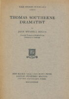 Thomas Southerne Dramatist