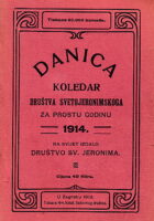 Danica - koledar Društva Svetojeronimskoga za prostu godinu 1914.
