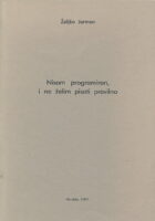 Nisam programiran, i ne želim pisati pravilno/... jedino ja odgovaram za svoju umjetnost
