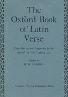 The Oxford Book of Latin Verse