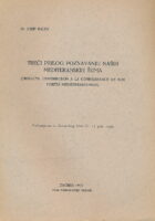 Treći prilog poznavanju naših mediteranskih šuma