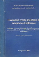 Dizionario croato molisano di Acquaviva Collecroce