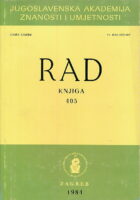 Rad JAZU 405/1984