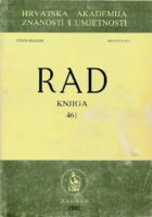 Rad HAZU 461/1992