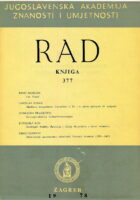 Rad JAZU 377/1978