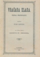 Vračara Klara : pučka pripovijest
